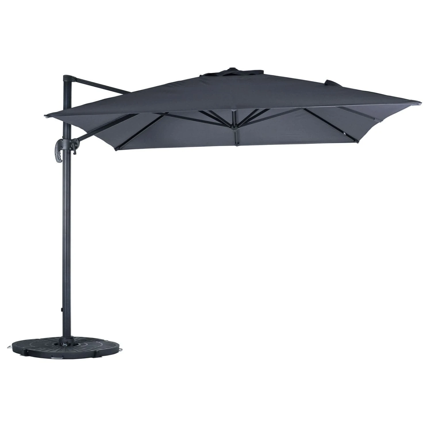 3 X 3m Roma Square Parasol Large Cantilever Garden Shade - Image 2