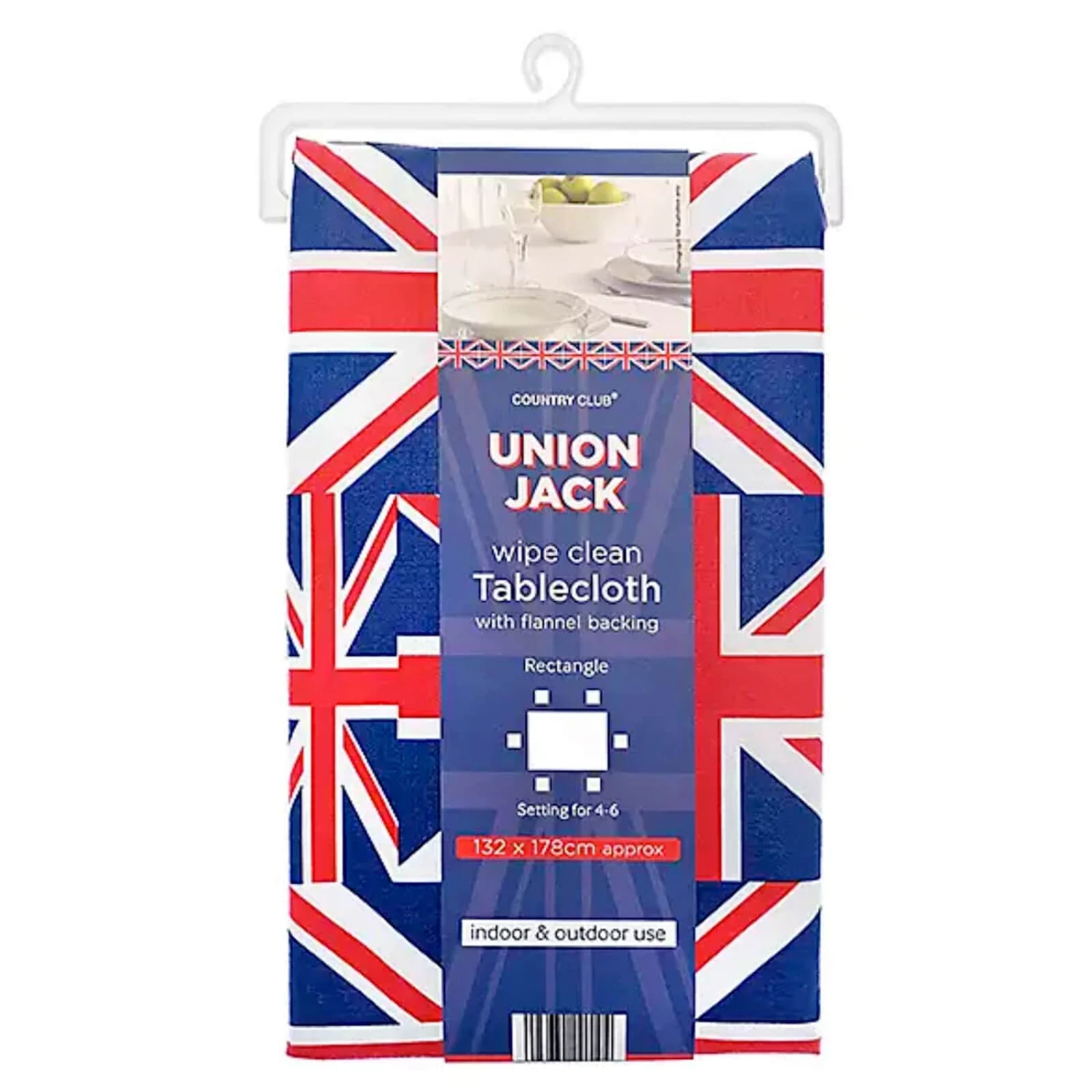 Union Jack Tablecloth Wipe Clean Indoor Outdoor Table Cover - Image 3