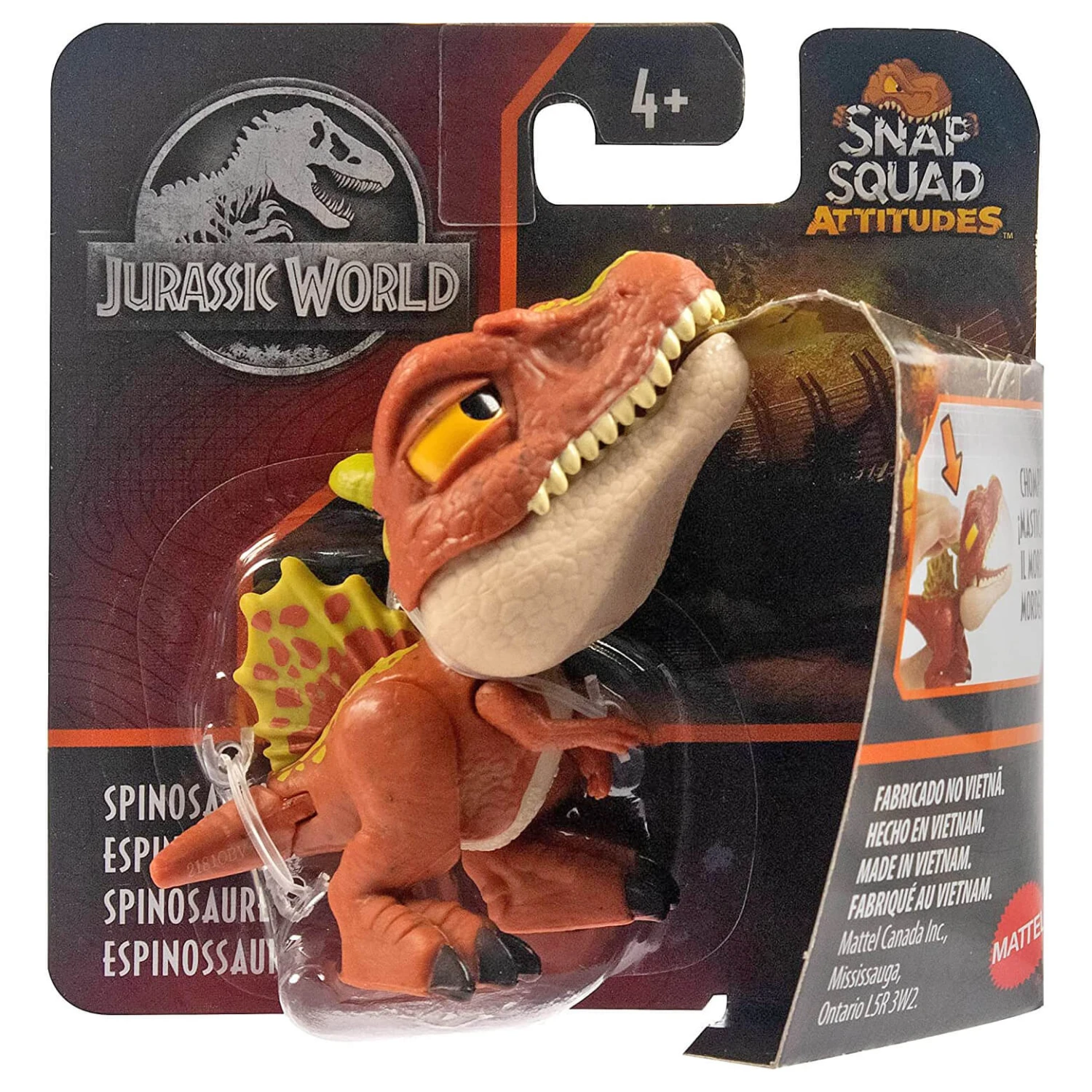 Jurassic World Snap Squad Attitudes Collectible Dinosaur 8cm - Image 3