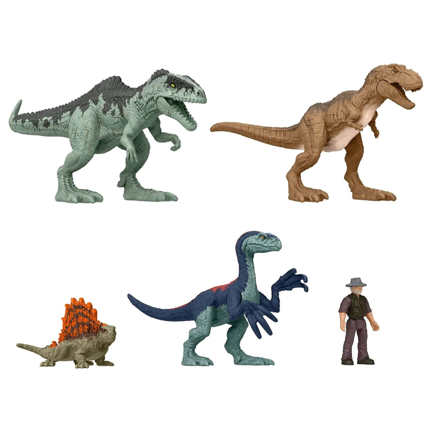 Jurassic World Minis Pack Of 5 Dinosaur Theme Action Figures - Image 7