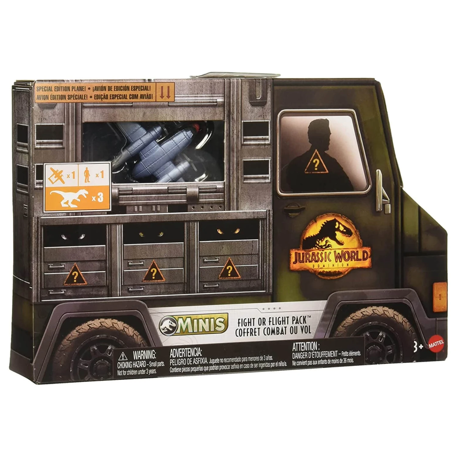 Jurassic World Minis Pack Of 5 Dinosaur Theme Action Figures - Image 4