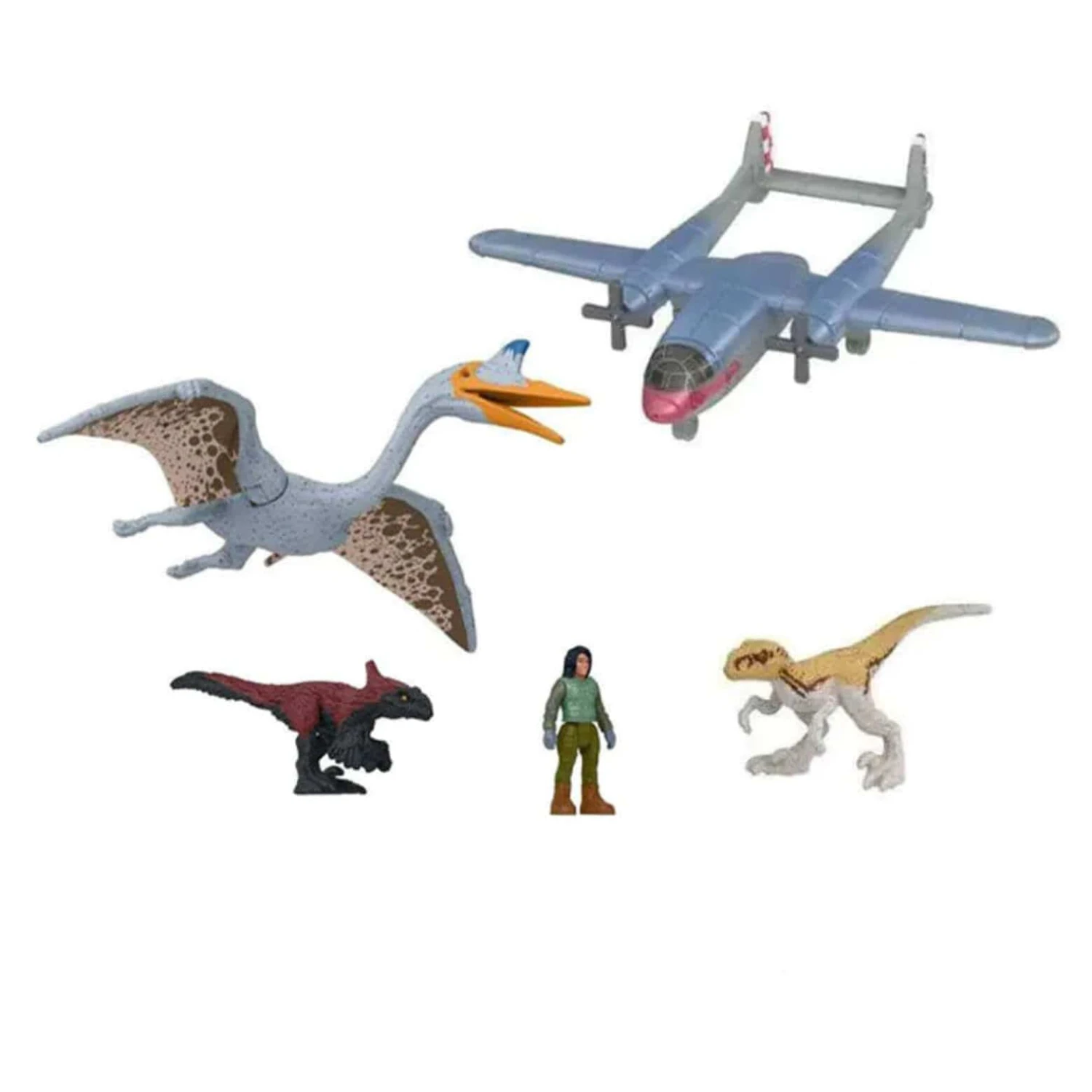 Jurassic World Minis Pack Of 5 Dinosaur Theme Action Figures - Image 8
