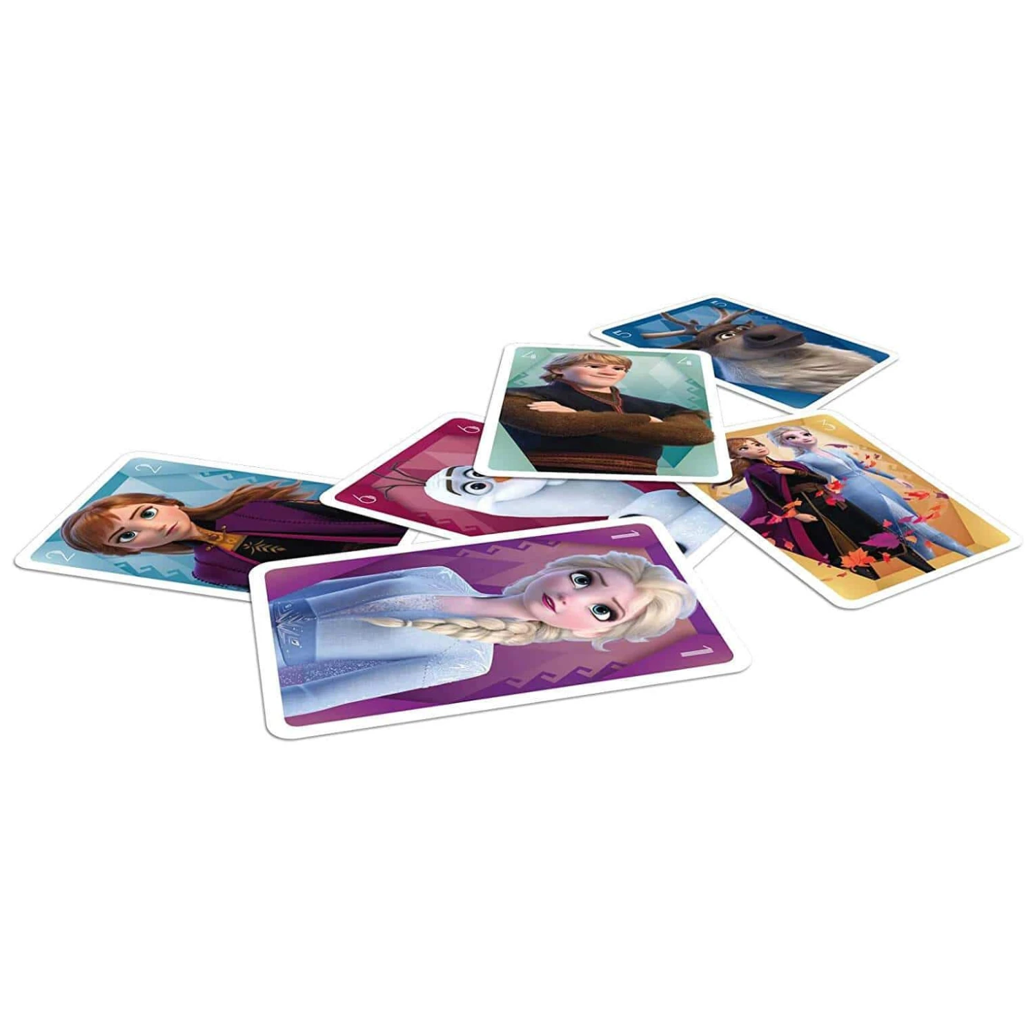 Disney Frozen 3 In 1 Card Games Box Charades Pairs Old Maid - Image 3
