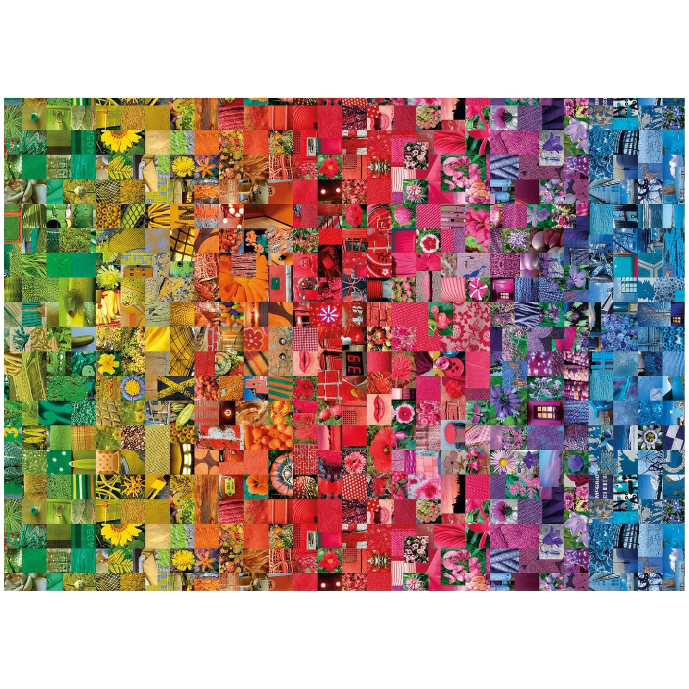 Clementoni Colorboom Collection Jigsaw Puzzle Collage Rainbow 1000 Pieces - Image 2