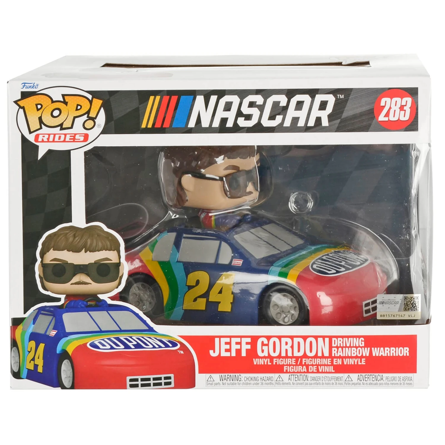 Funko POP Rides NASCAR Jeff Gordon Rainbow Warrior Vinyl Figure - Image 2