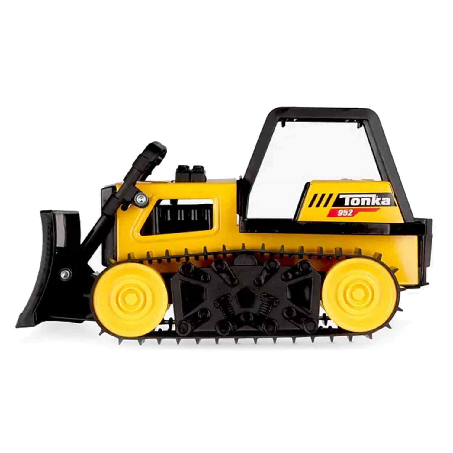 Tonka Steel Classics Bulldozer Tough Metal Yellow Earth Mover - Image 4