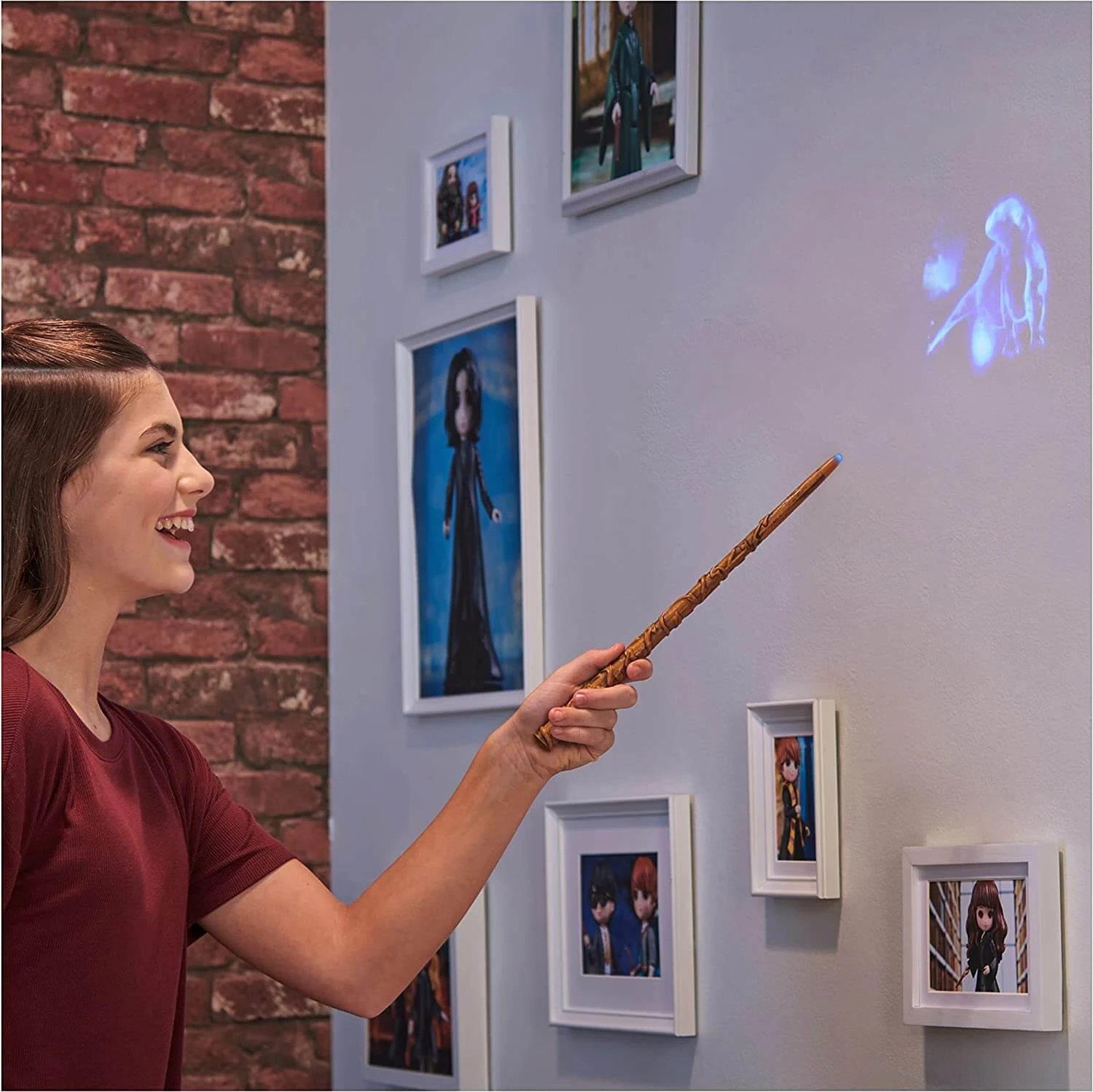 Hermione Harry Potter Patronus Projection Wand Sounds Light Up - Image 2