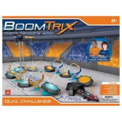 Goliath BoomTrix Dual Challenge Playset Stunt Trampoline Action Toy