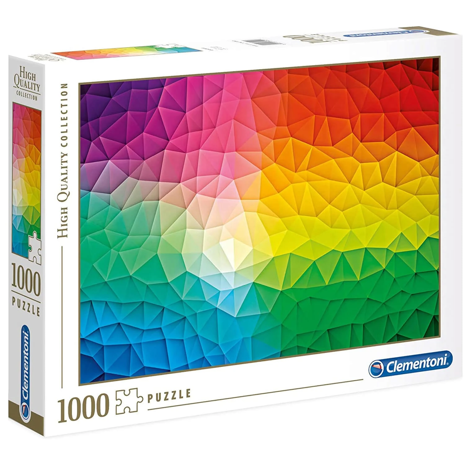 Clementoni High Quality Jigsaw Puzzle Geometric Gradient 1000 Pieces