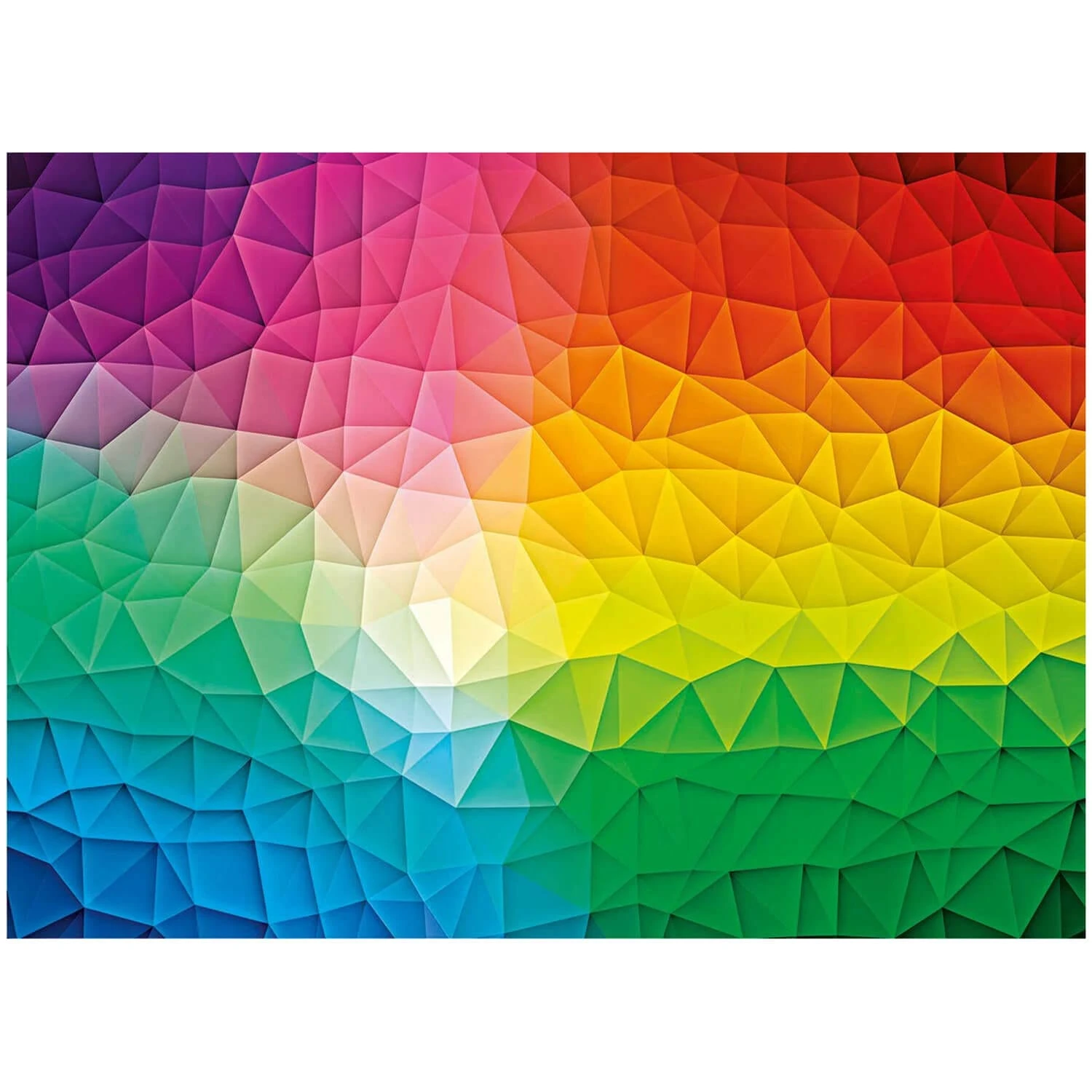 Clementoni High Quality Jigsaw Puzzle Geometric Gradient 1000 Pieces - Image 2