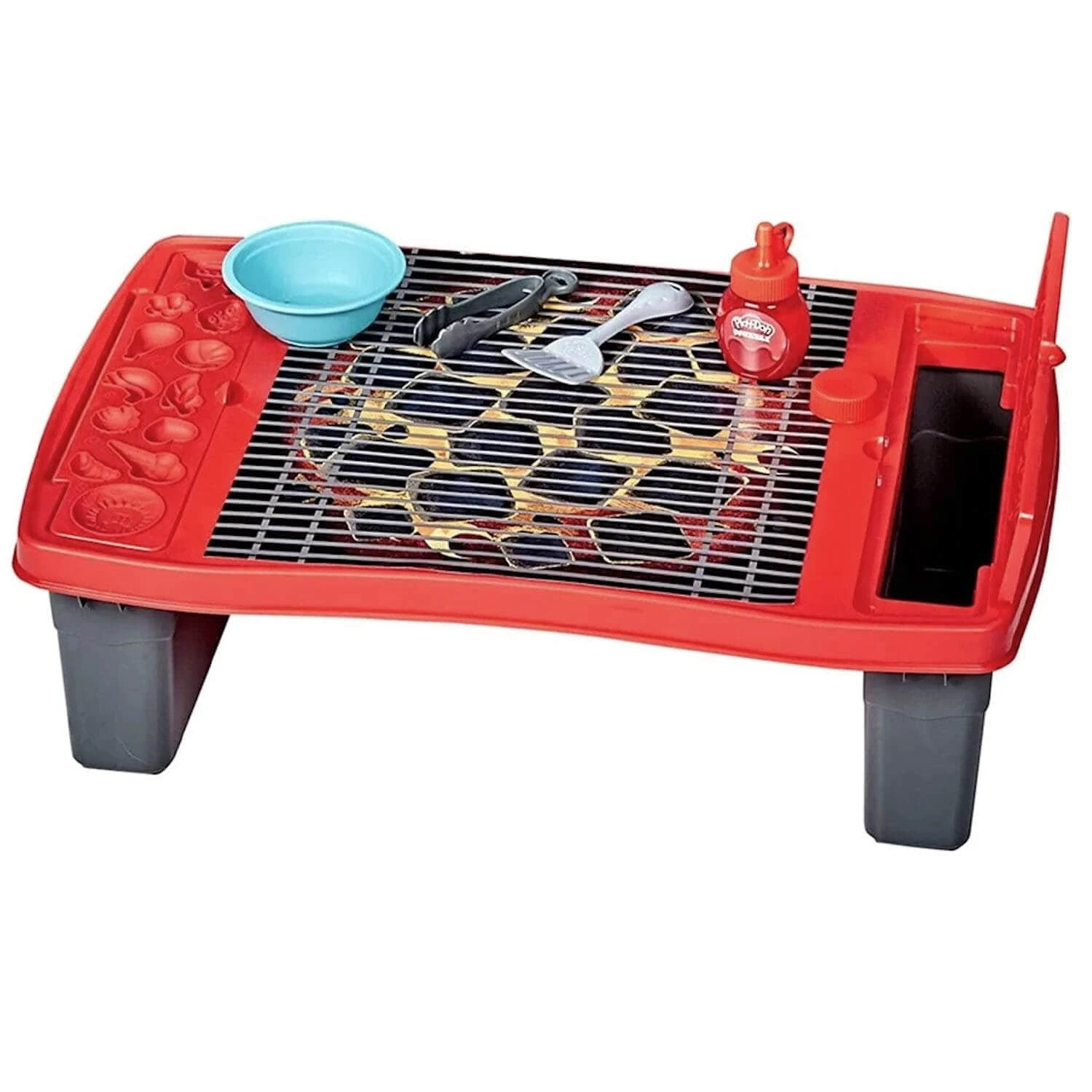 Play-Doh Kitchen Creations Big Grillin Playset 40 Piece BBQ Toy - Image 4