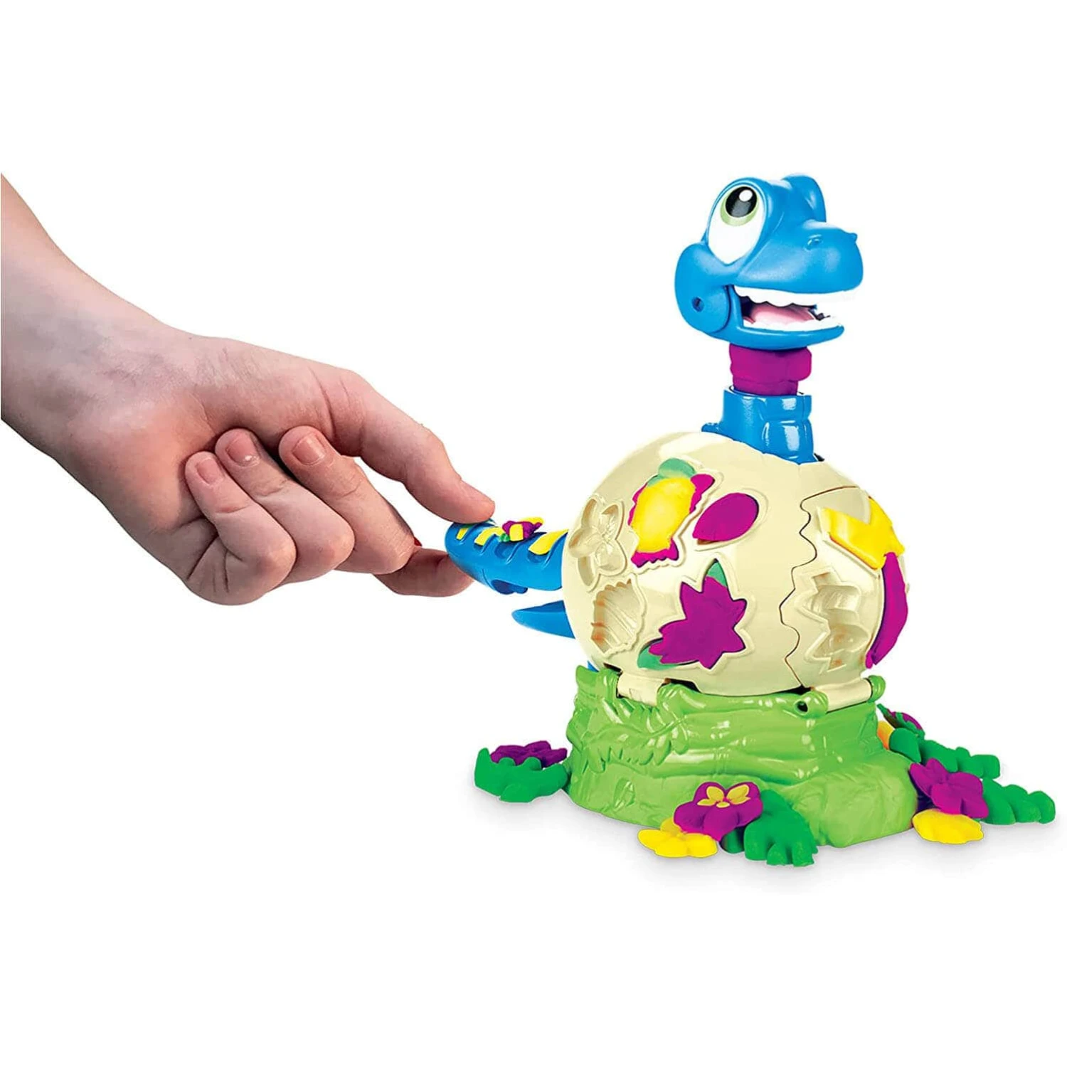 Play-Doh Dino Crew Growin Tall Bronto Dinosaur Playset 2 Tubs - Image 4