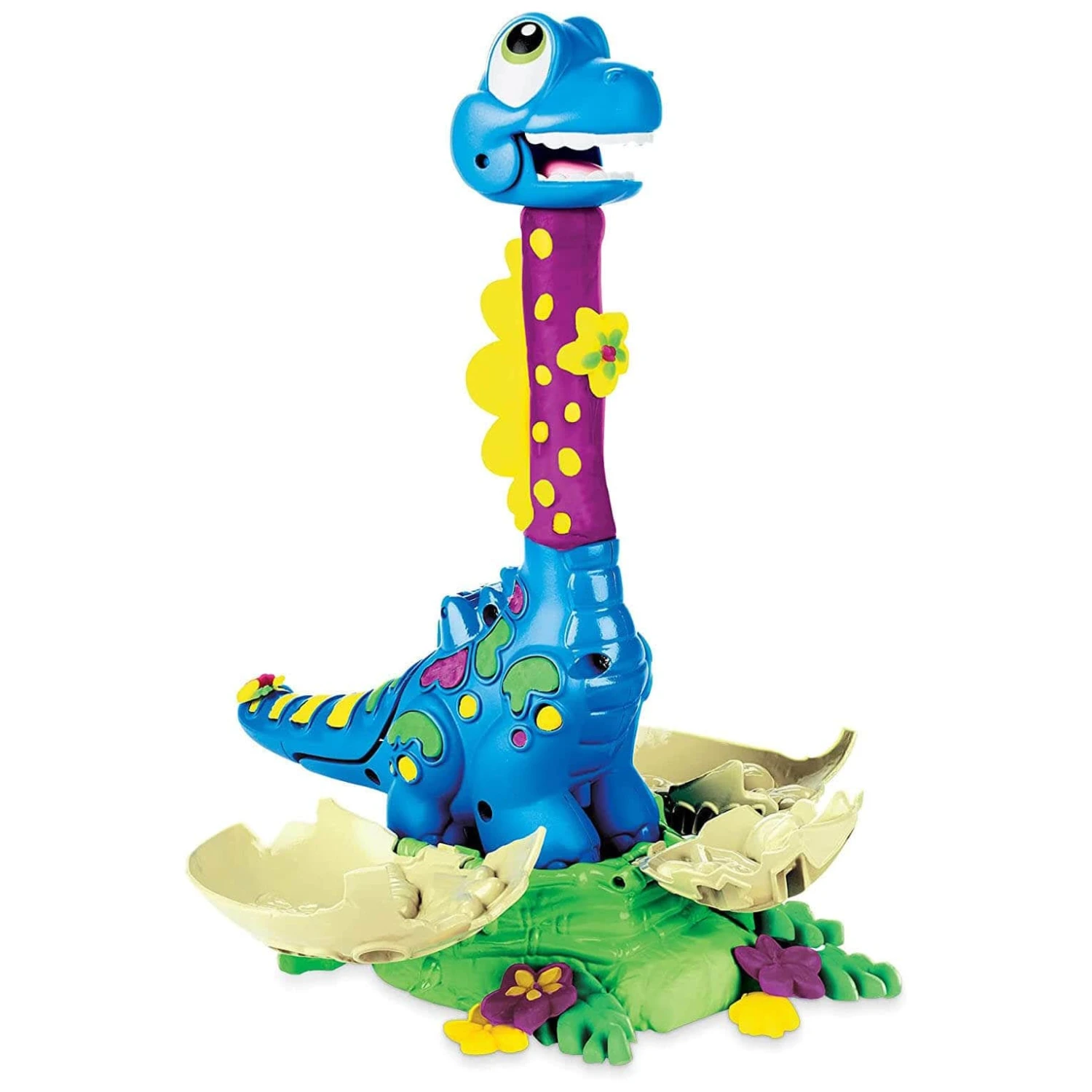 Play-Doh Dino Crew Growin Tall Bronto Dinosaur Playset 2 Tubs - Image 5