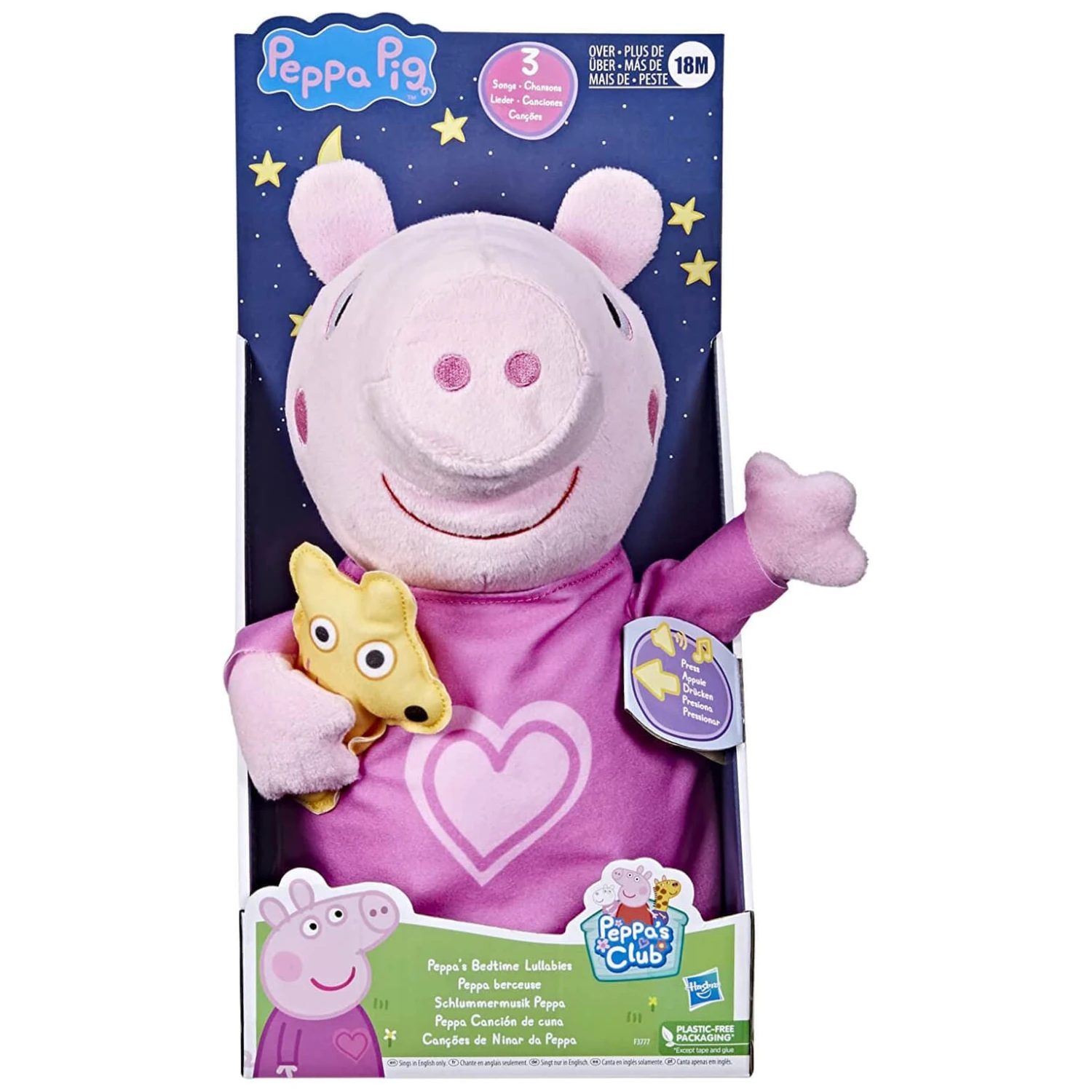 Peppa Pig Peppa's Bedtime Lullabies Interactive Soft Toy 28cm - Image 5