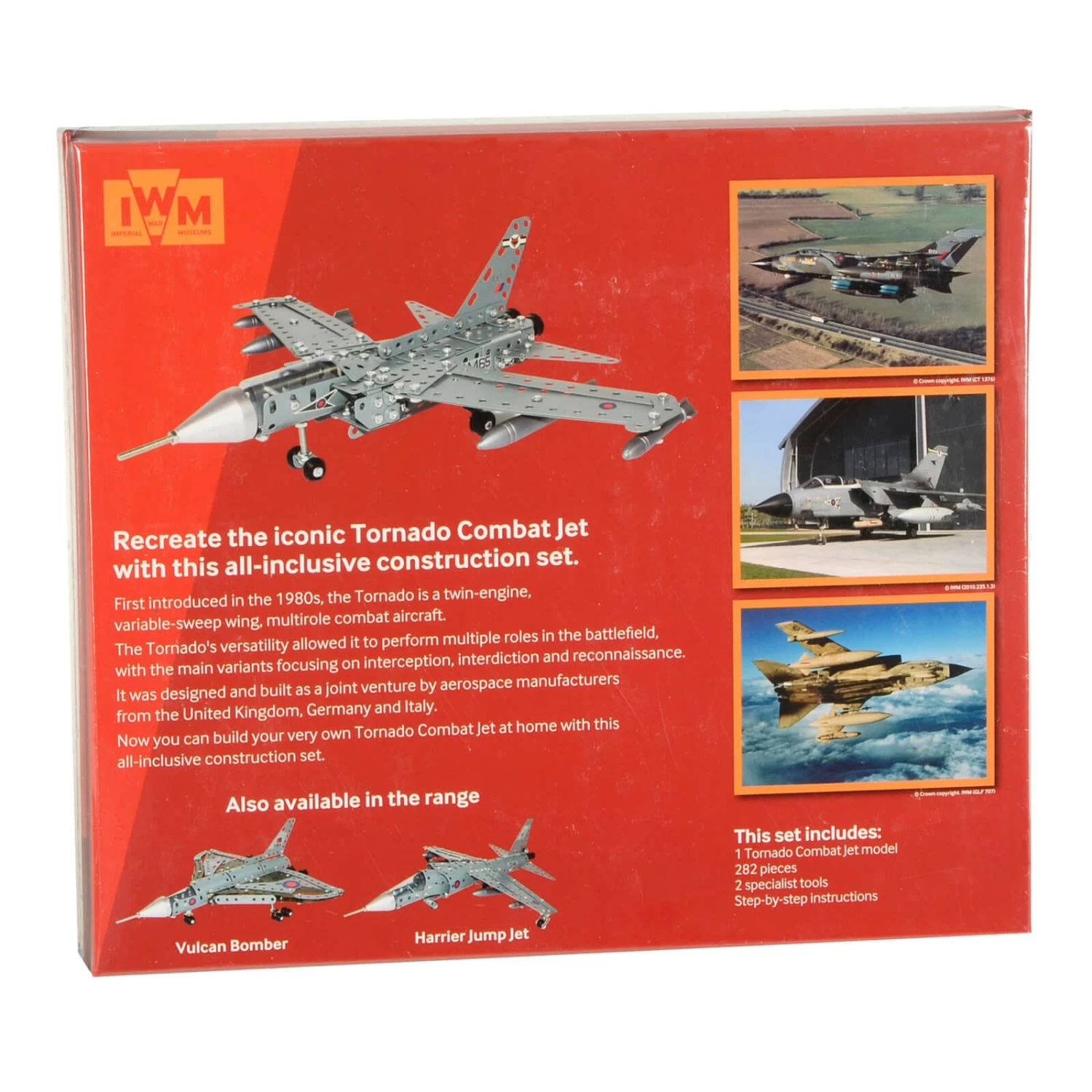 Tornado Combat Jet Construction Model Metal 282 Pieces Age 14+ - Image 2