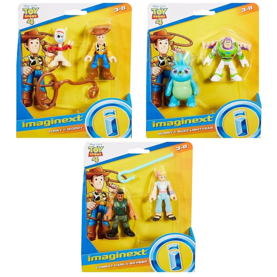 Toy Story 4 Imaginext Action Figure Pack 2 Posable Characters