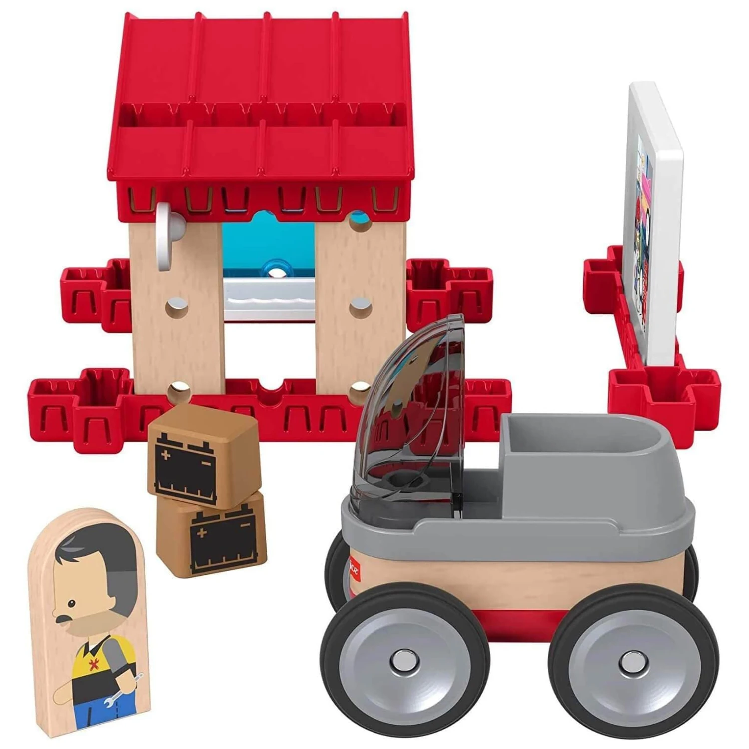 Fisher Price Wonder Makers Garage Building Set - Image 2