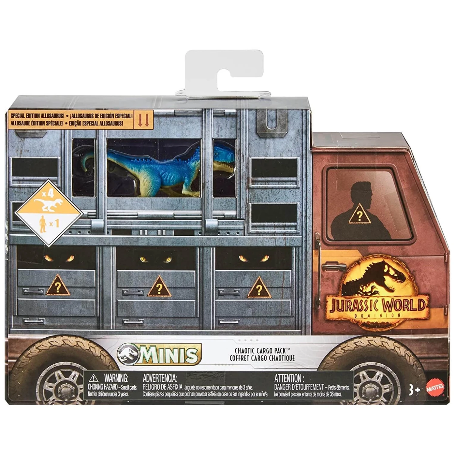 Jurassic World Minis Pack Of 5 Dinosaur Theme Action Figures