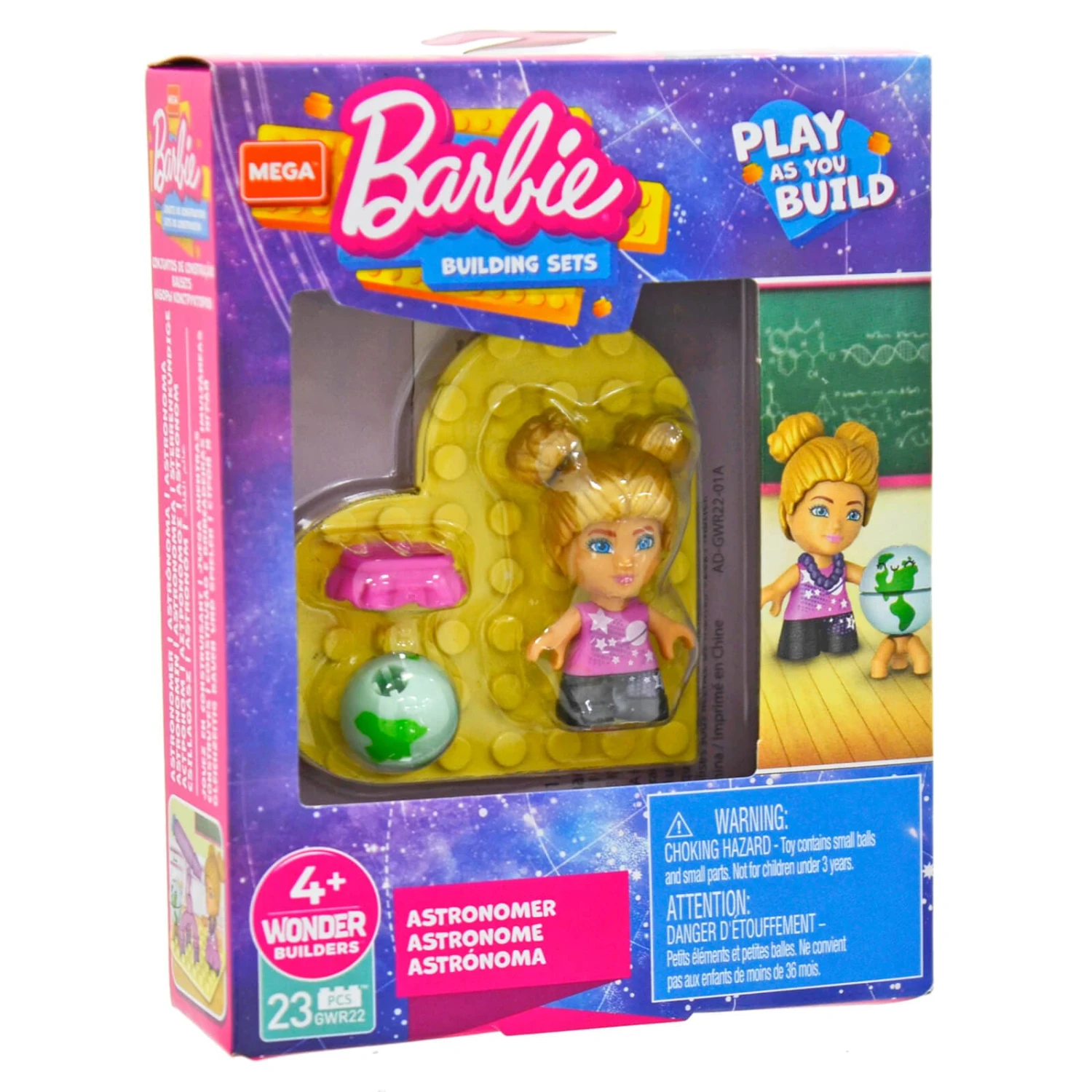 Barbie Mega Construx Micro Doll Building Set Heart Base - Image 5