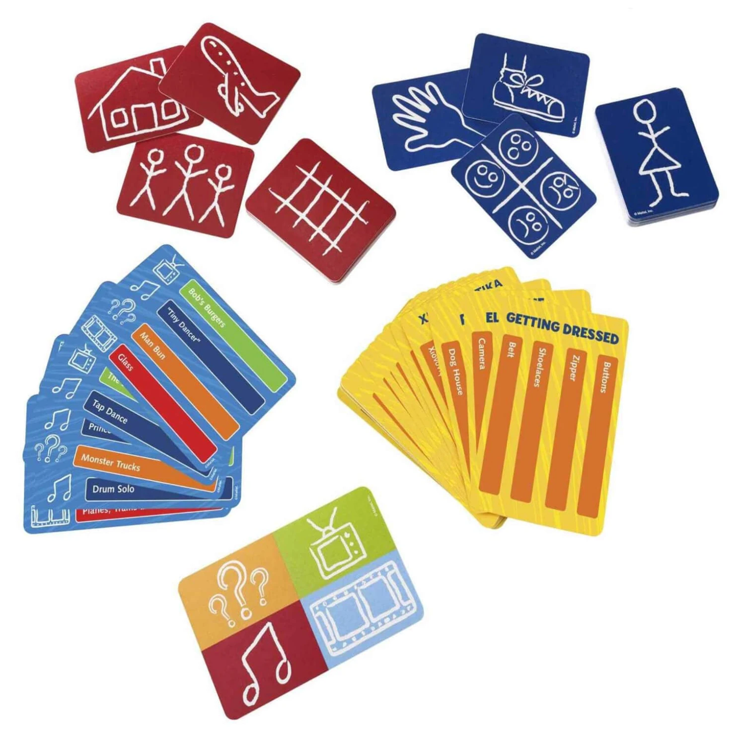 MATTEL Pictionary Card Game Picture Clue Cards Family Fun Age 8+ - Image 2