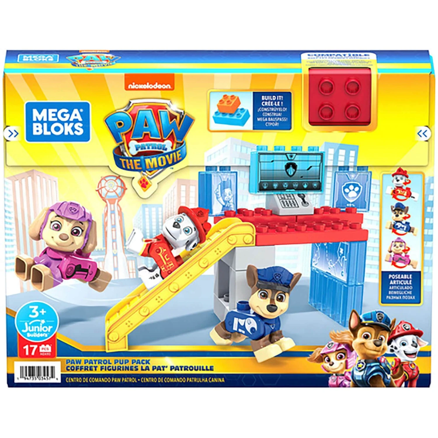 Mega Bloks Paw Patrol The Movie Building Set 17 Pieces Age 3+ - Image 2