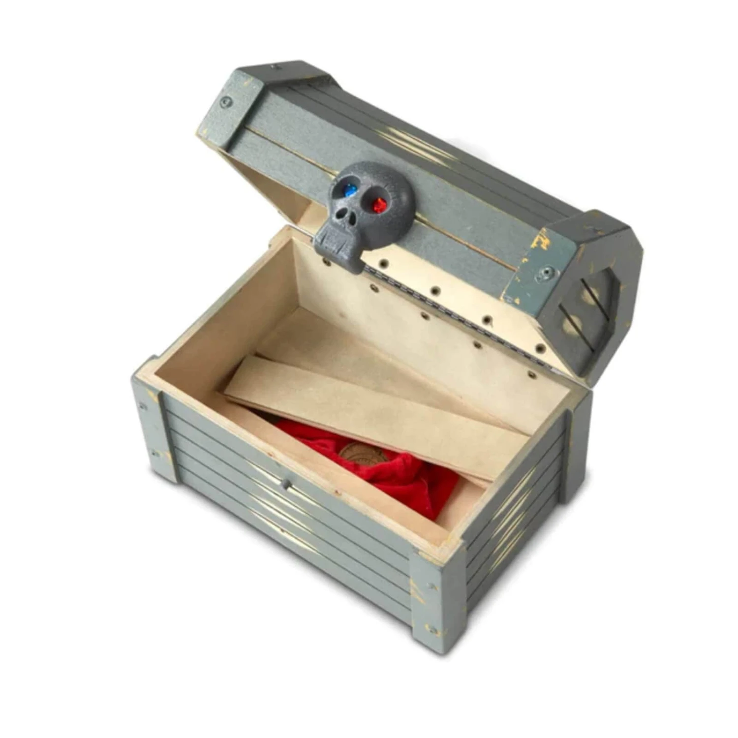 Melissa & Doug Wooden Pirate Chest Set Treasure Eye Patch Bandana - Image 5