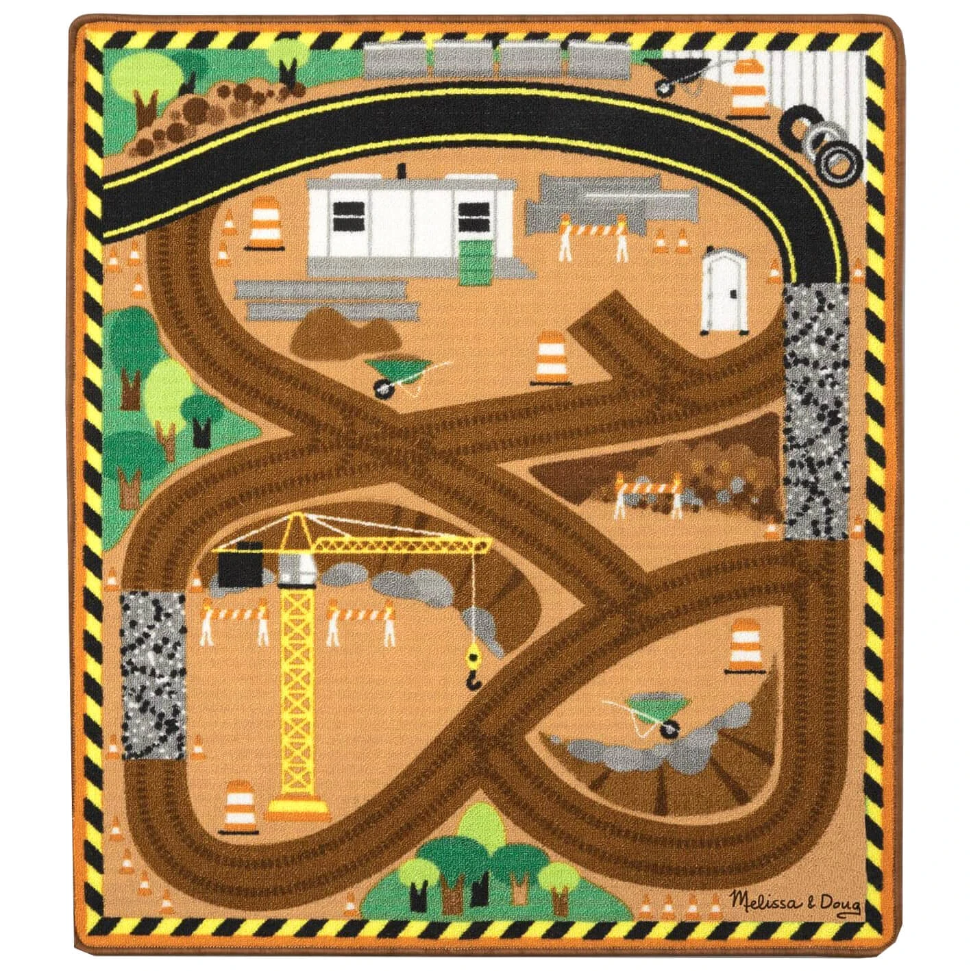 Melissa & Doug Large Activity Rug Play Mat With Accessories 100cm - Image 4