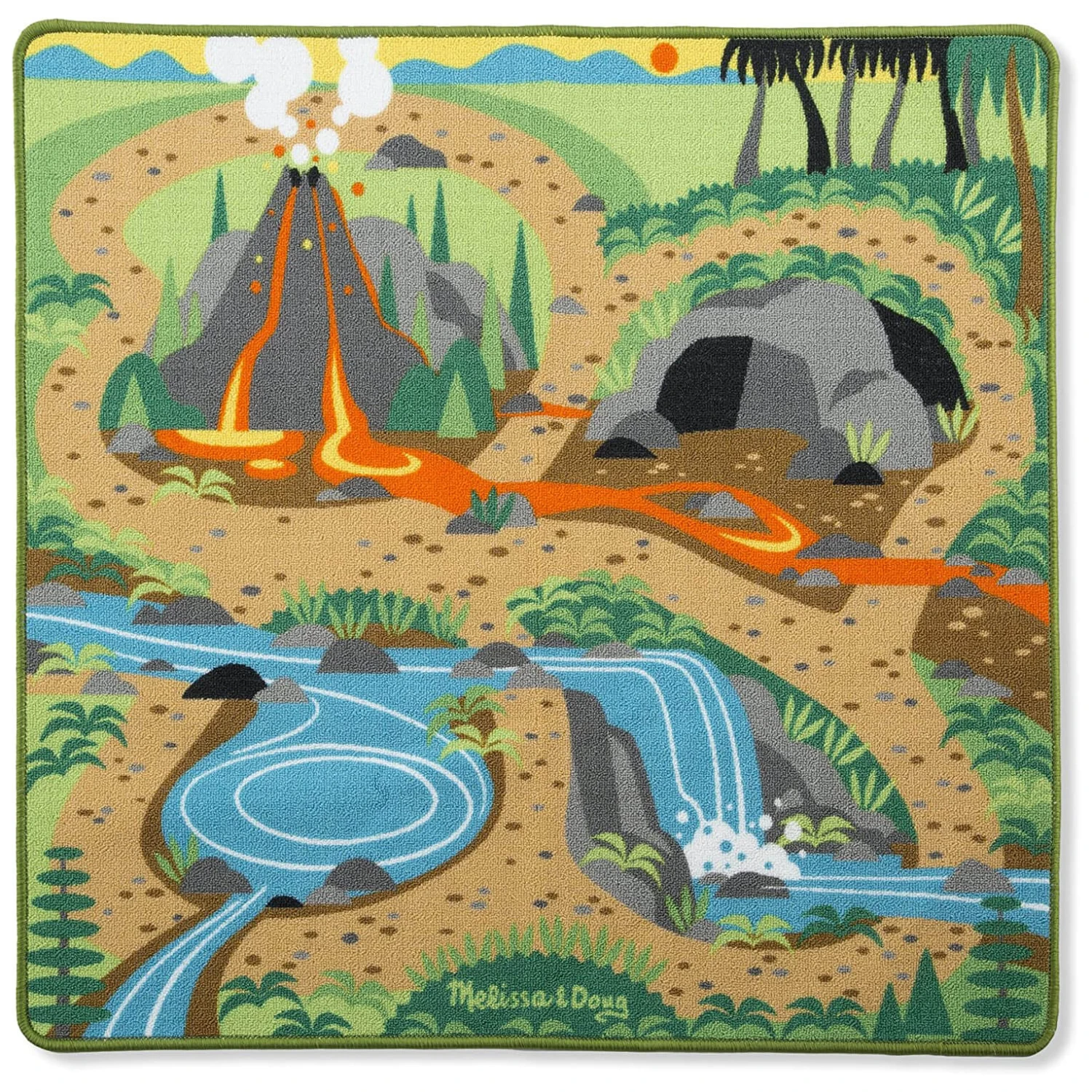 Melissa & Doug Large Activity Rug Play Mat With Accessories 100cm - Image 7