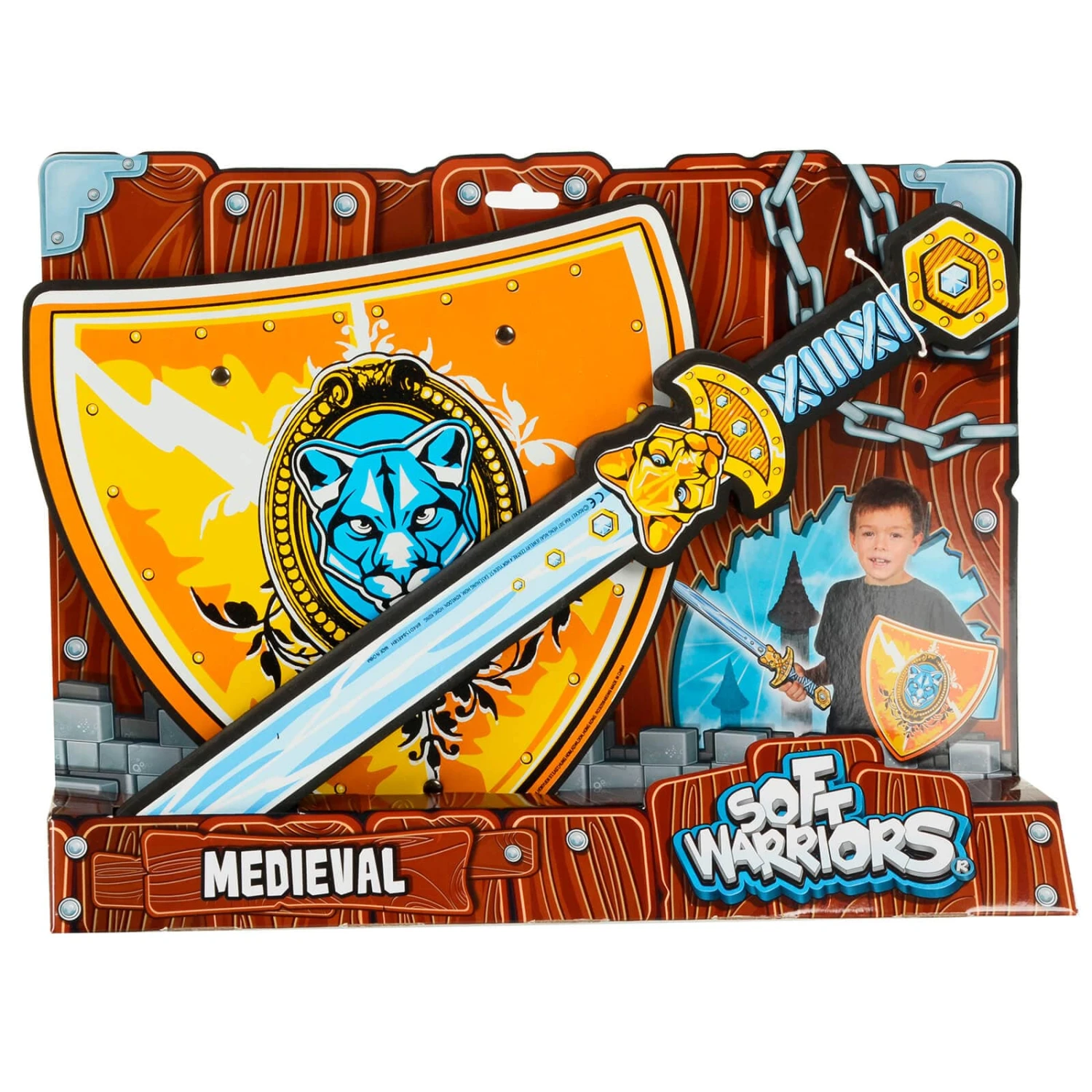 Soft Warriors Sword Play Set Fancy Dress Up Pirate Medieval - Image 2