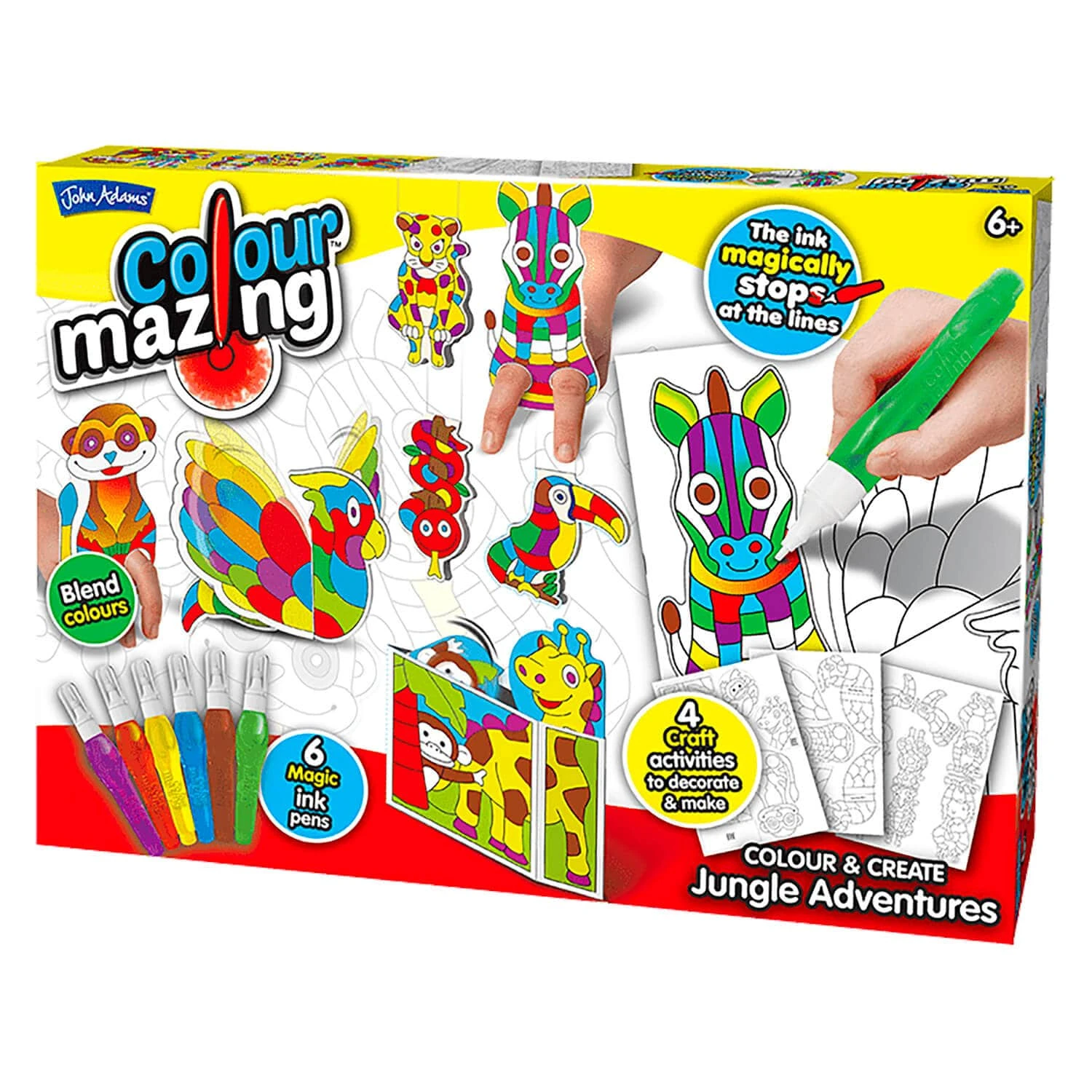 Colourmazing 3D Colour & Create Activity Set Magic Ink Age 6+ - Image 2