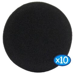 10 X Polish Wax Applicator Pads Black Sponge Kent Car Care 13cm