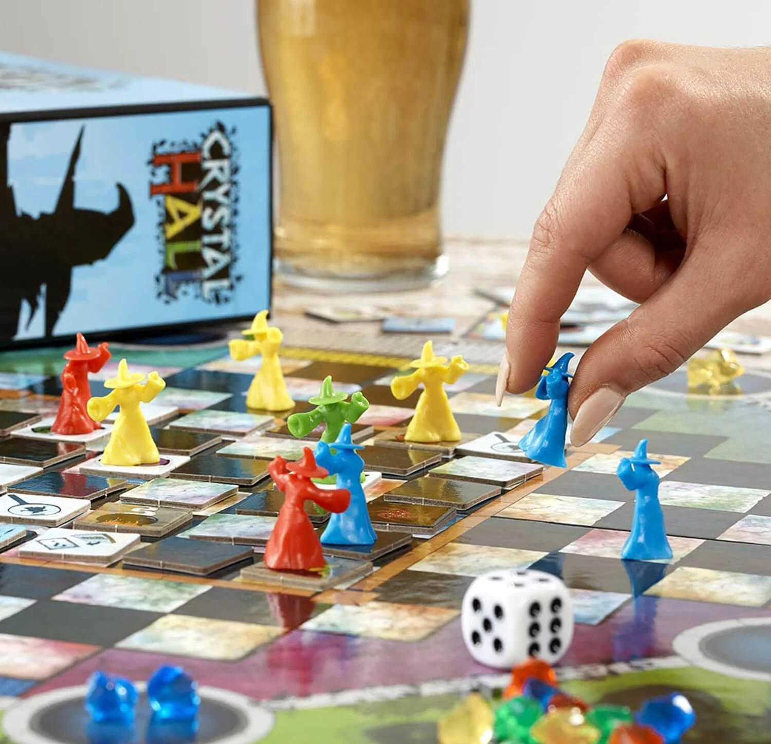 Gibsons Crystal Hall Strategy Board Game Wizards Team Quest Age 10+ - Image 2