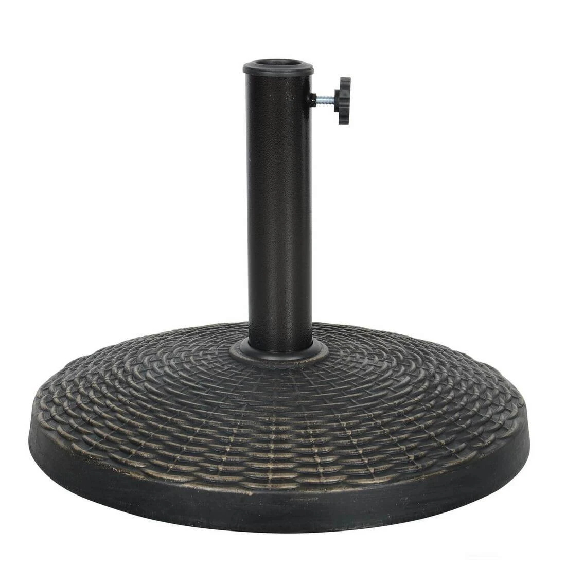 Azuma Weighted Parasol Base Stand Support Rattan Style Resin - Image 3