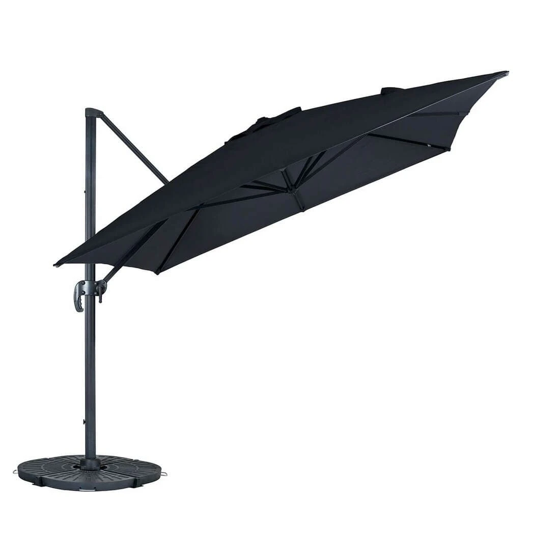 3 X 3m Roma Square Parasol Large Cantilever Garden Shade - Image 5