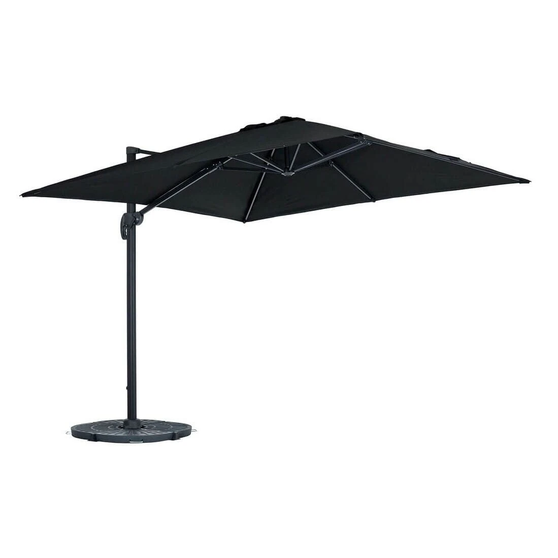 3 X 3m Roma Square Parasol Large Cantilever Garden Shade - Image 4