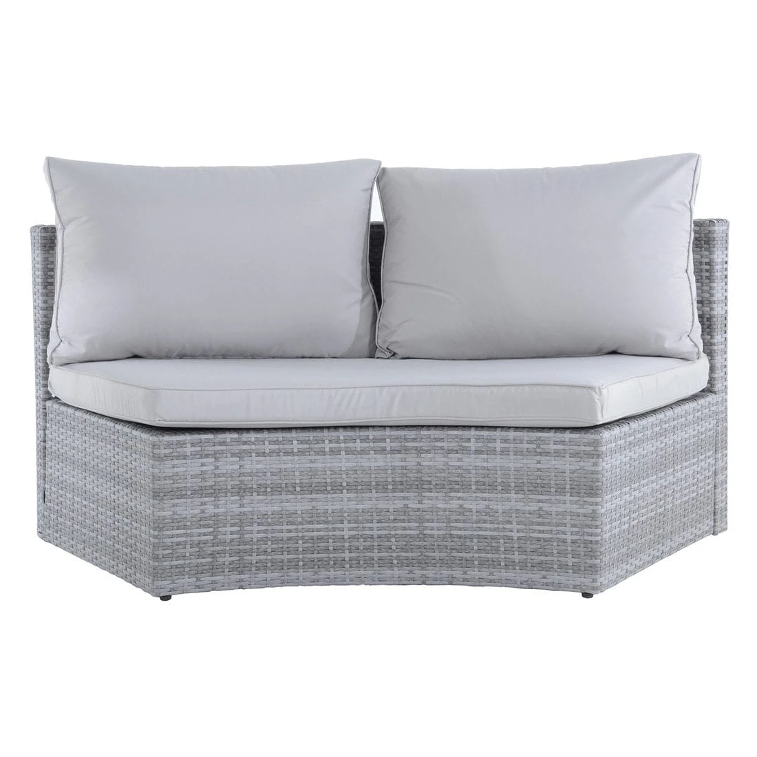 Monte Carlo Garden Sofa Set 6 Seat Grey Rattan Furniture - Image 3