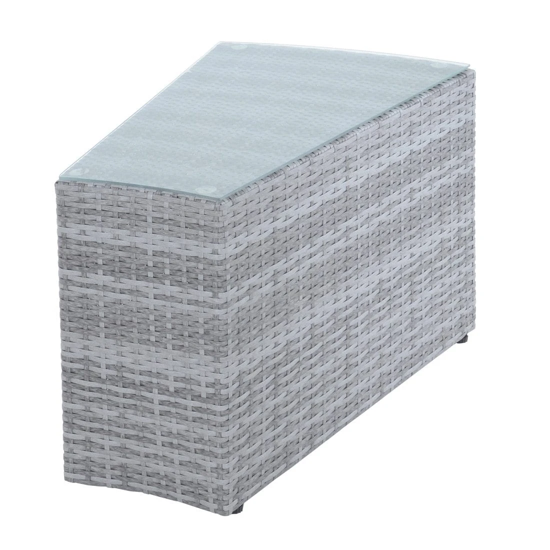 Monte Carlo Garden Sofa Set 6 Seat Grey Rattan Furniture - Image 6