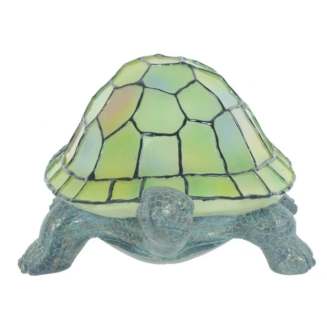 Tortoise Shaped Tiffany Mosaic Style Battery Operated Lamp - Image 2