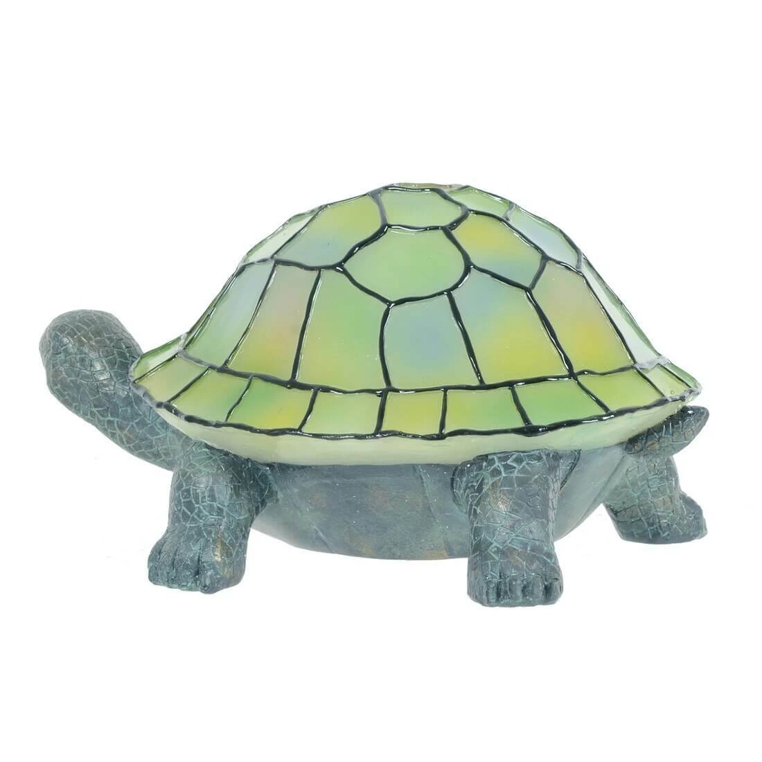 Tortoise Shaped Tiffany Mosaic Style Battery Operated Lamp - Image 3