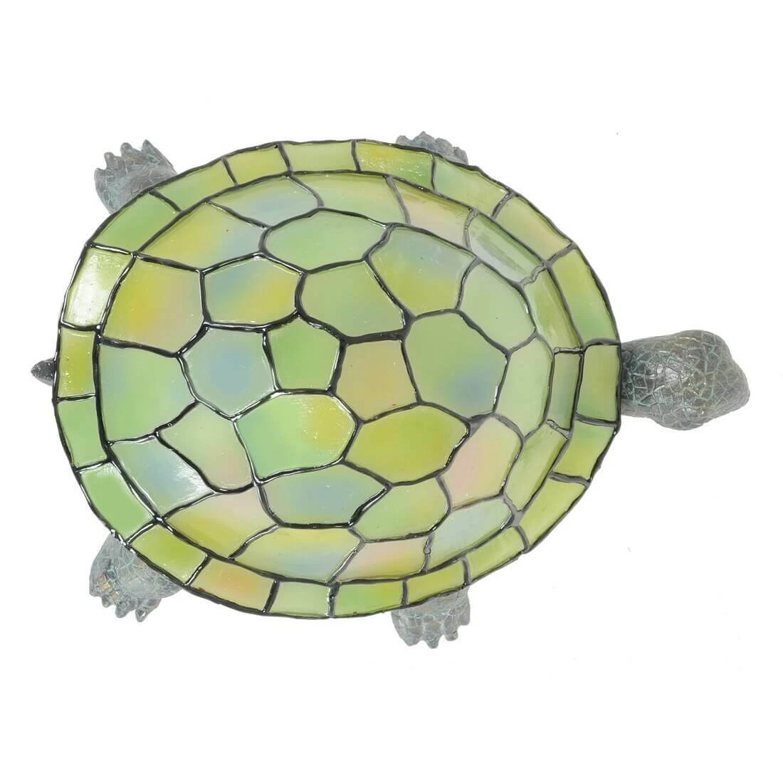 Tortoise Shaped Tiffany Mosaic Style Battery Operated Lamp - Image 4