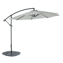 3m Round Banana Parasol Large Cantilever Garden Shade