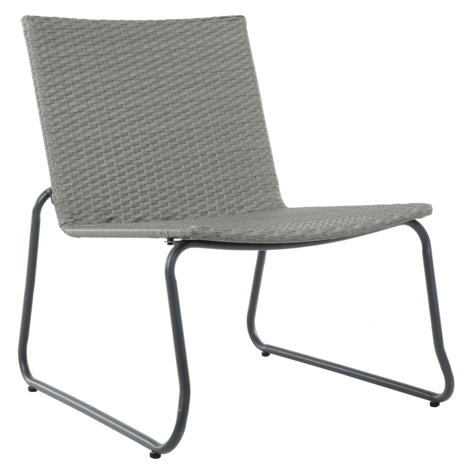 Azuma Como Garden Bistro Set Grey Chairs Table Rattan Weave - Image 3