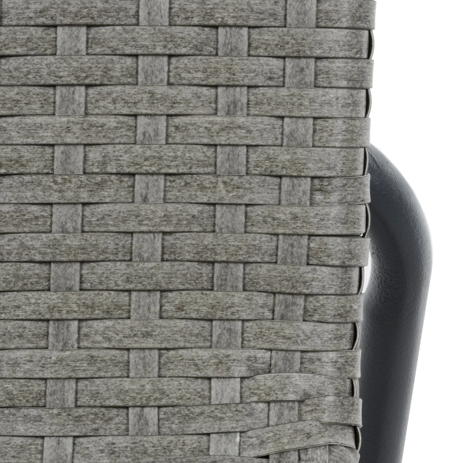 Azuma Como Garden Bistro Set Grey Chairs Table Rattan Weave - Image 6