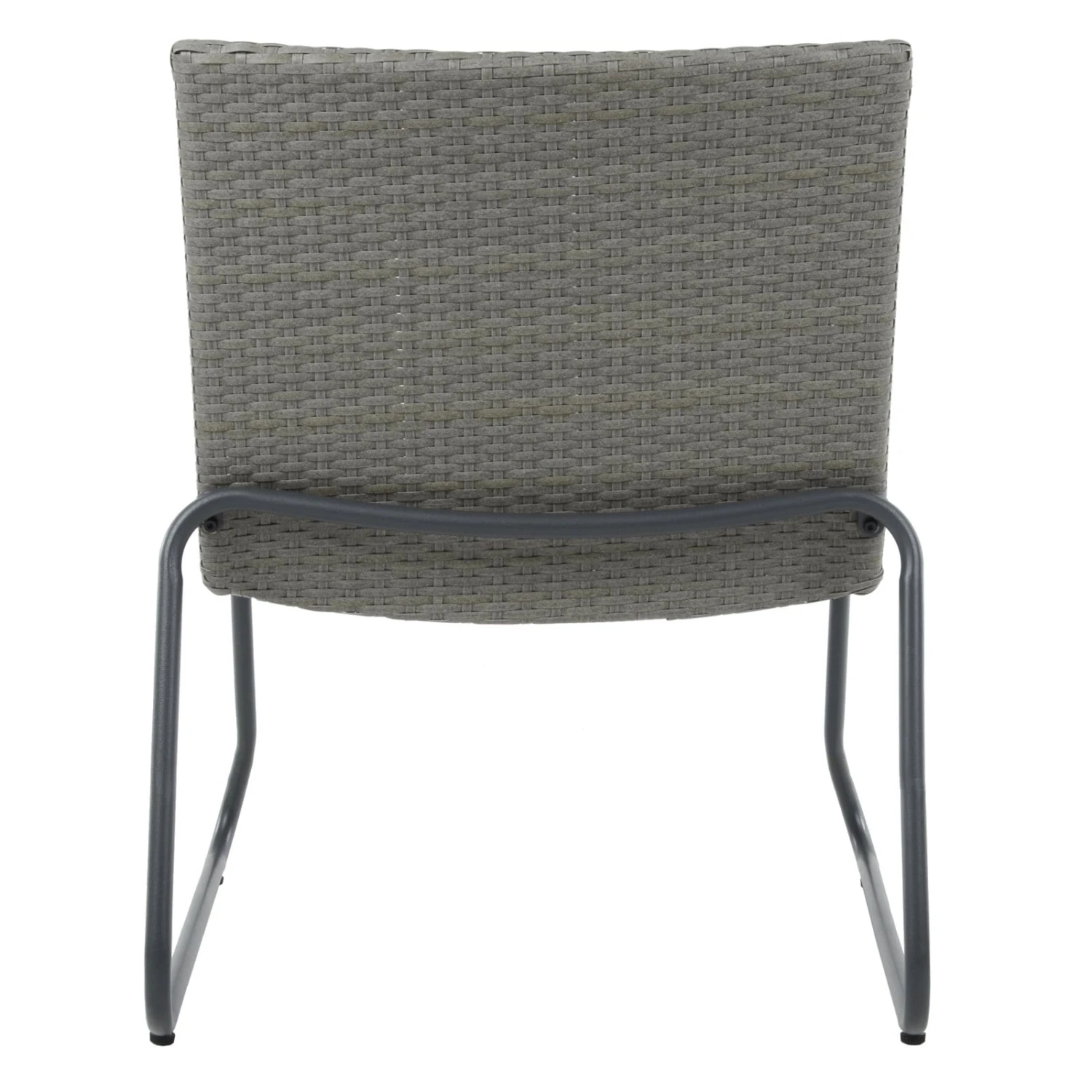 Azuma Como Garden Bistro Set Grey Chairs Table Rattan Weave - Image 8