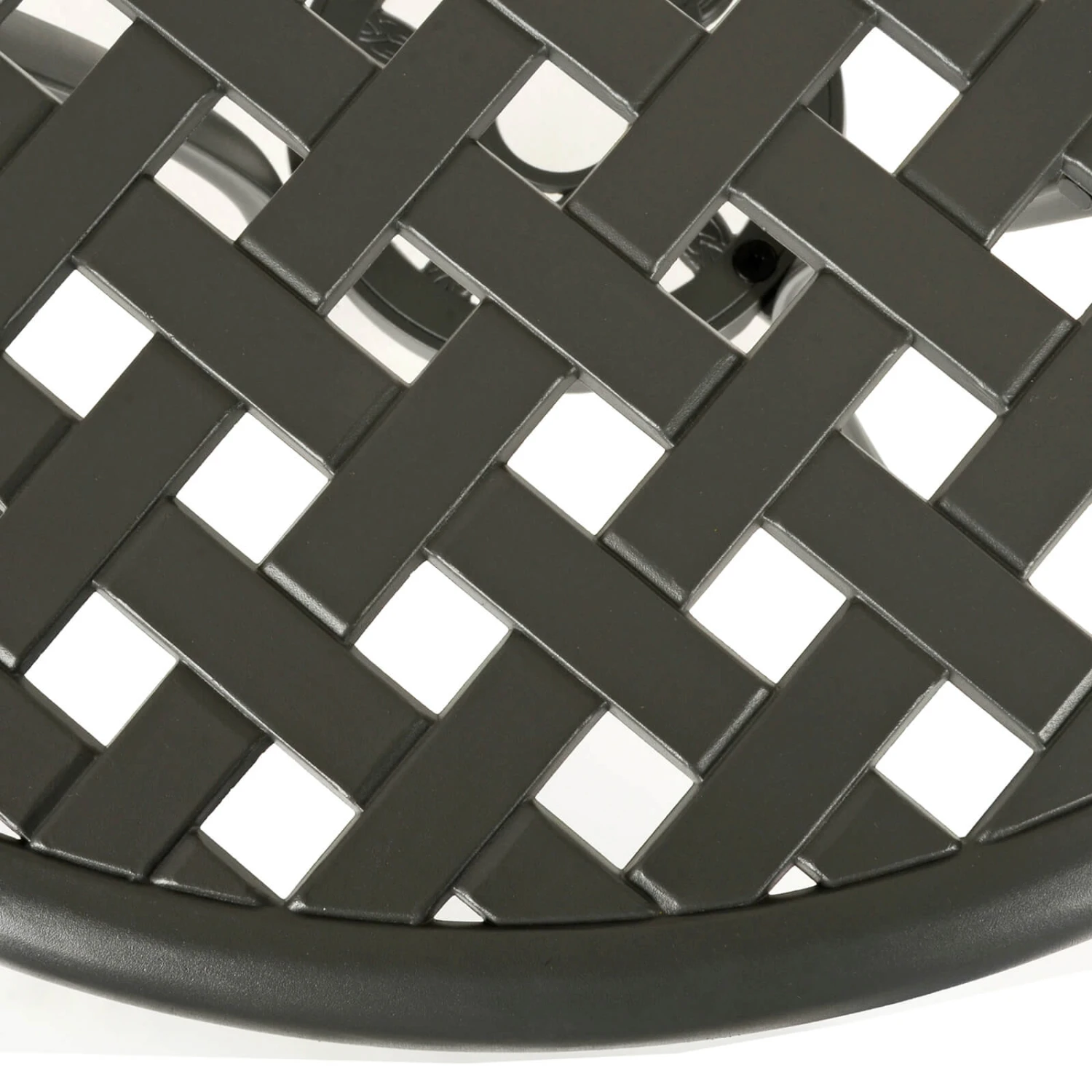 Garden Bistro Set Grey Metal Chairs Table Azuma Denia - Image 9