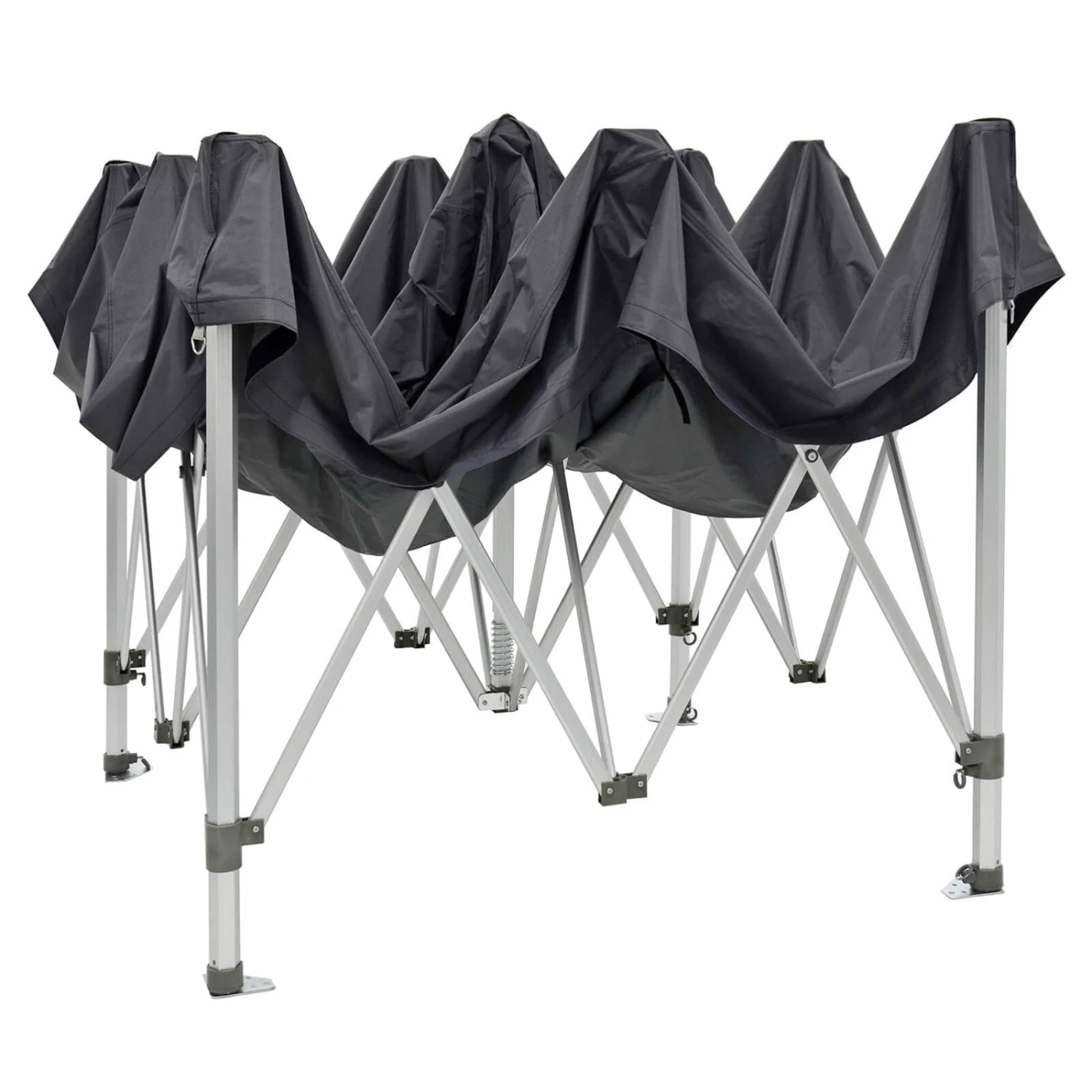 3M Gazebo Full Set Outdoor Grey Canopy Shelter Walls Storage - Image 8