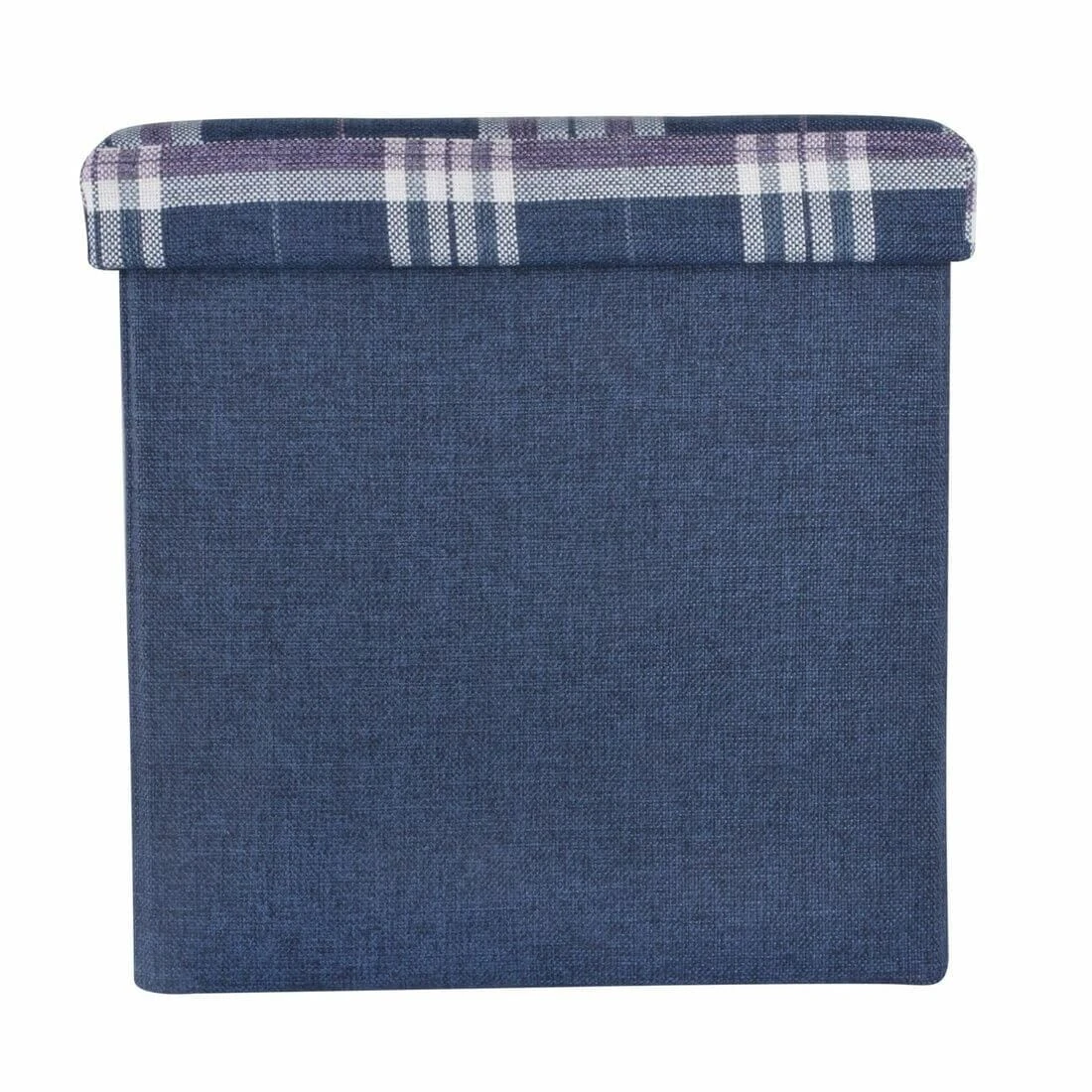 Folding Storage Ottoman Cube With Foam Lid Assorted Colours - Image 7