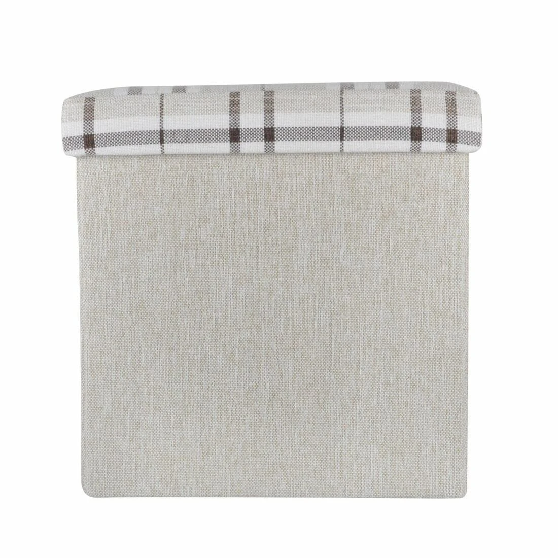 Folding Storage Ottoman Cube With Foam Lid Assorted Colours - Image 11